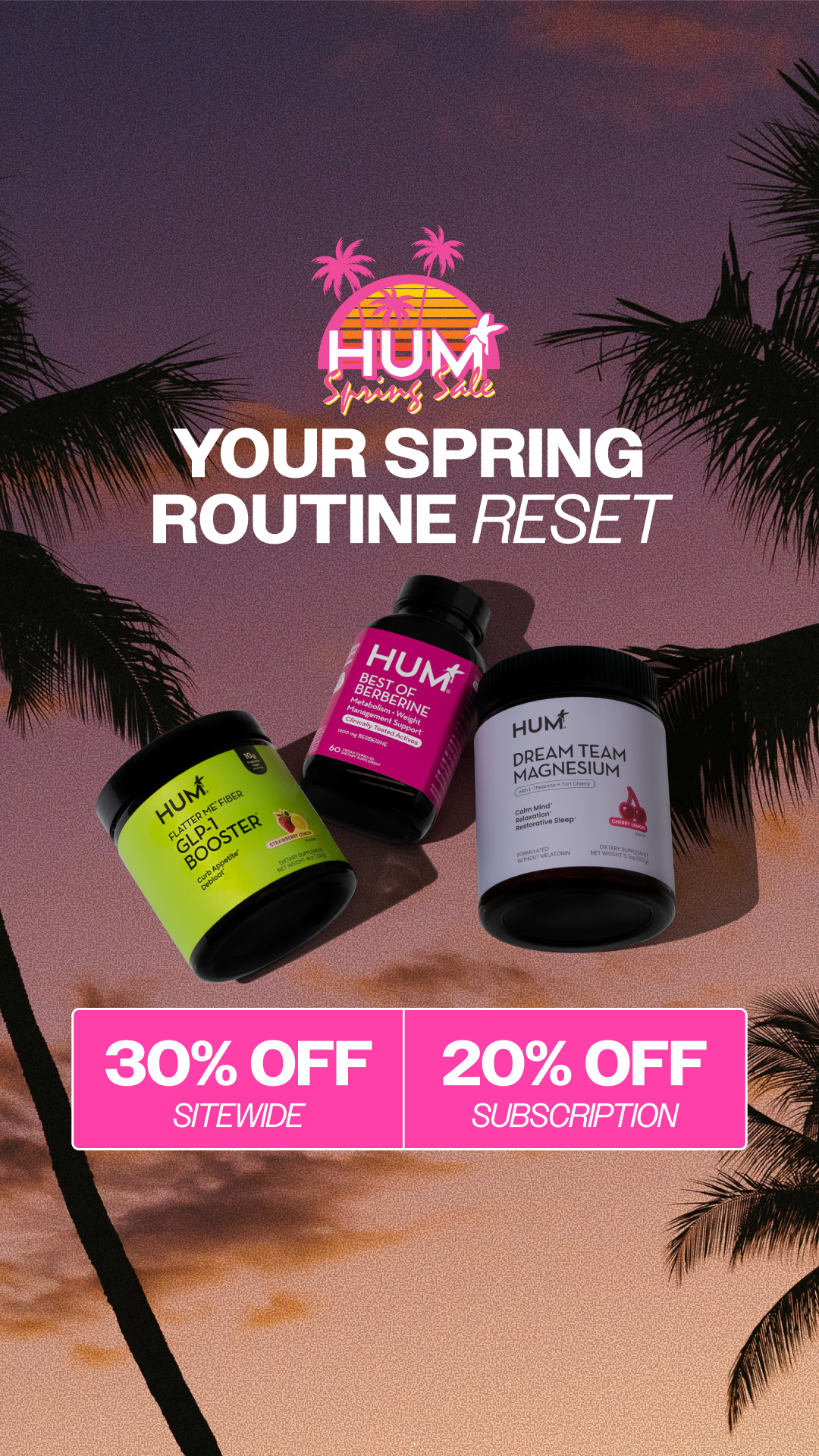 HUM Nutrition Facebook ad