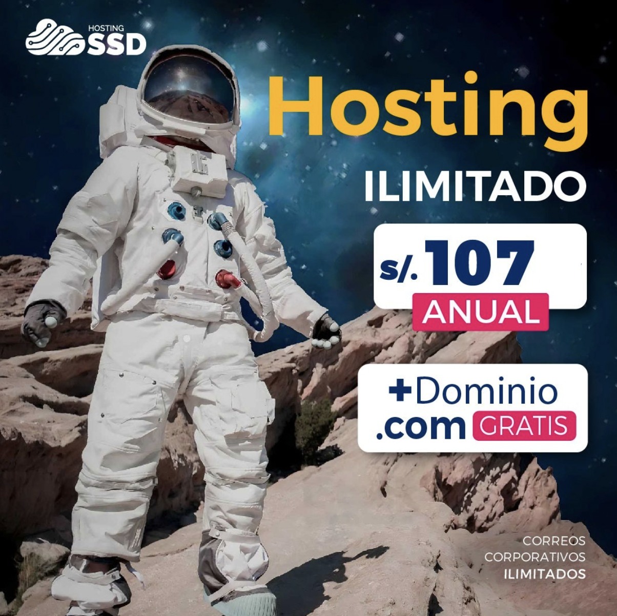 Hosting SSD Facebook ad
