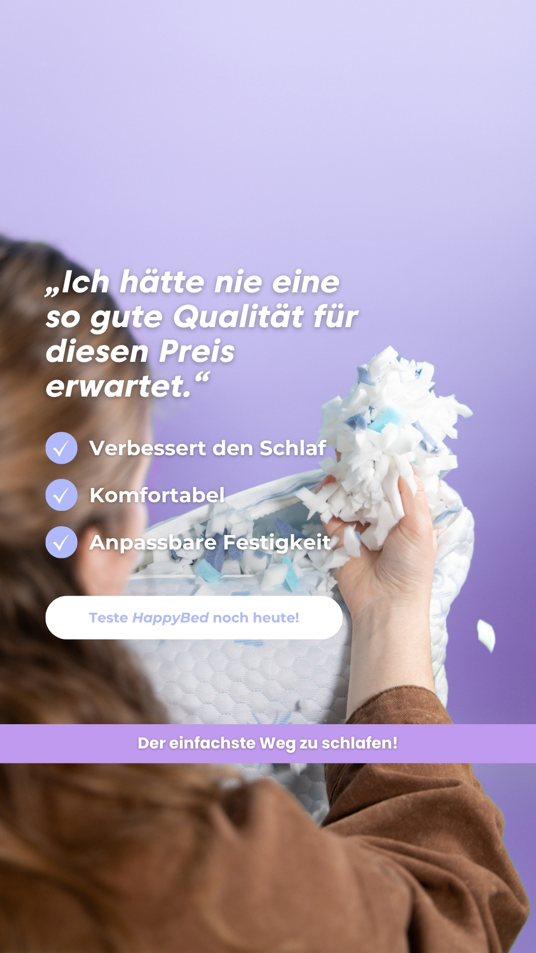 Thehappybed.de Facebook ad