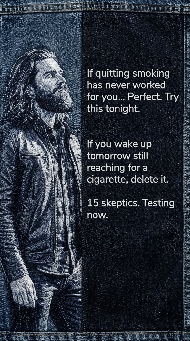 Hypnosis to Stop Smoking Facebook ad