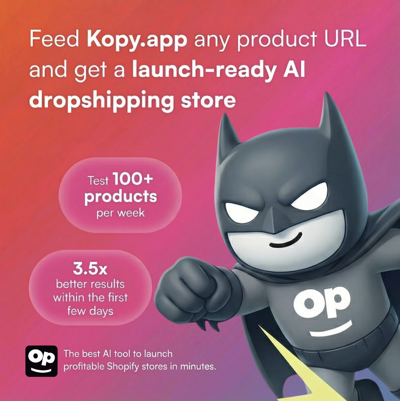 Kopy.app Facebook ad: Users are doing $5M/month in sales