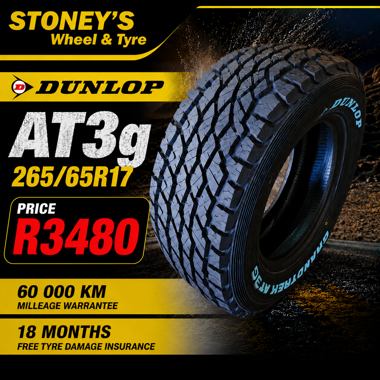 Stoney's Wheel and Tyre Facebook ad