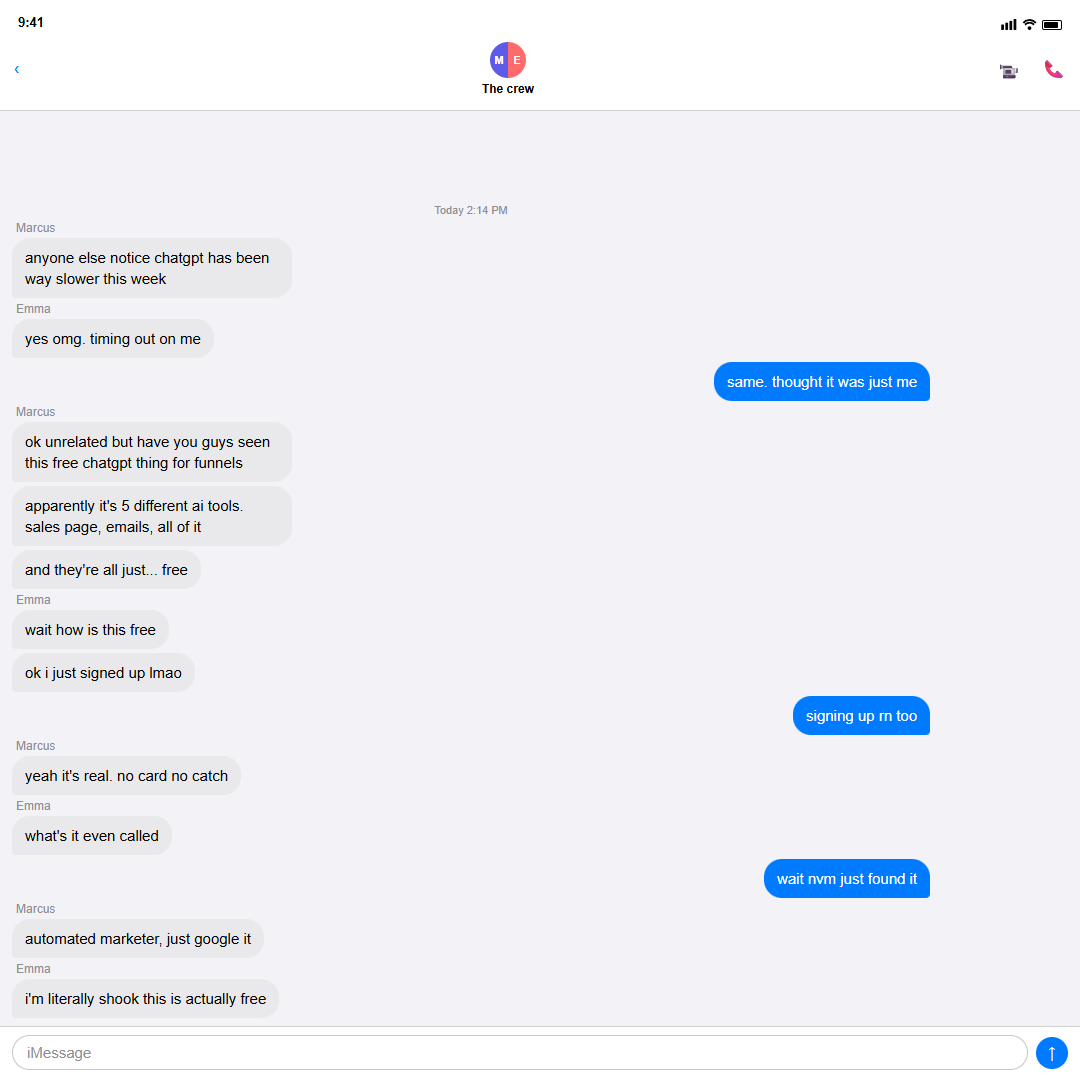 Automated Marketer Facebook ad