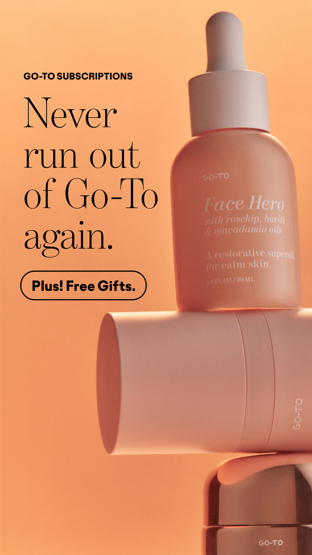 Go-To Skin Care Facebook ad