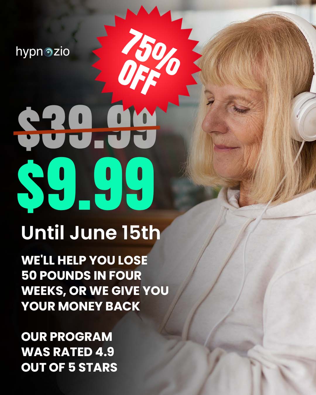 Hypnozio: power of hypnotherapy Facebook ad
