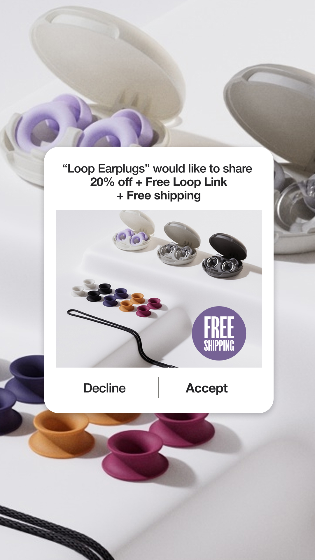 Loop Facebook ad
