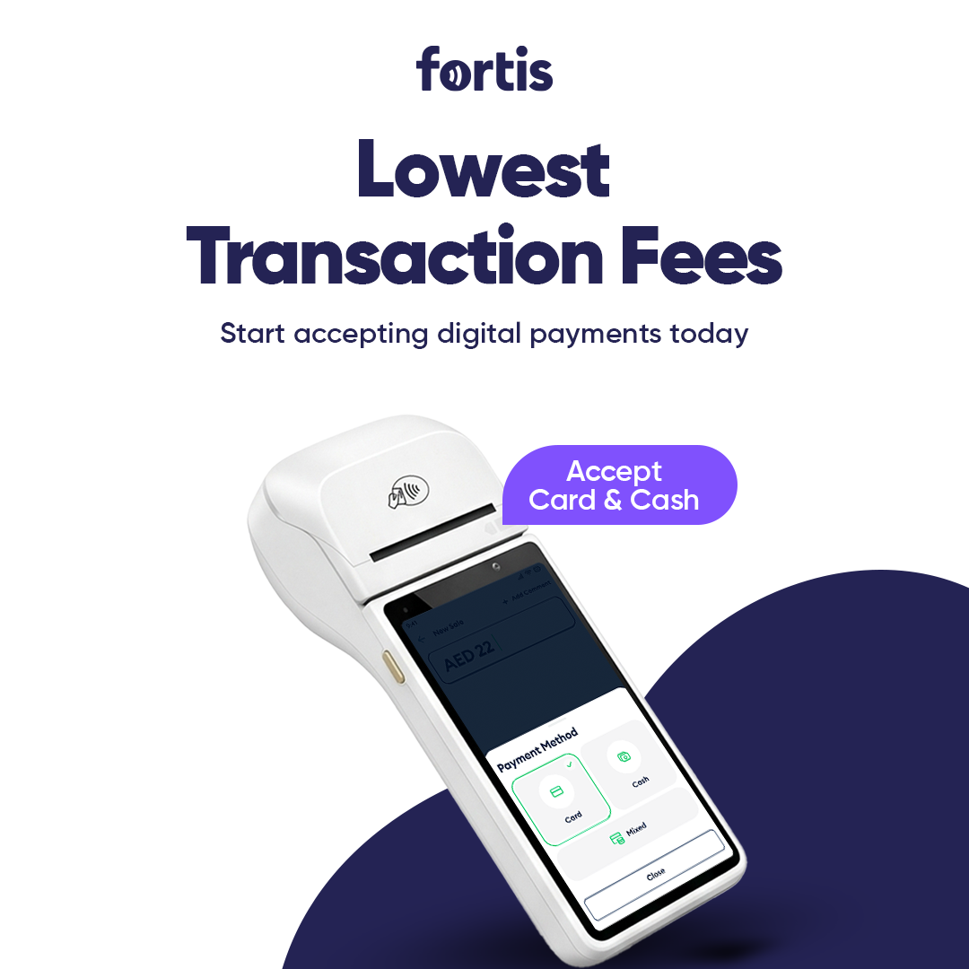 Fortis Facebook ad: All Major Cards & Wallets Accepted