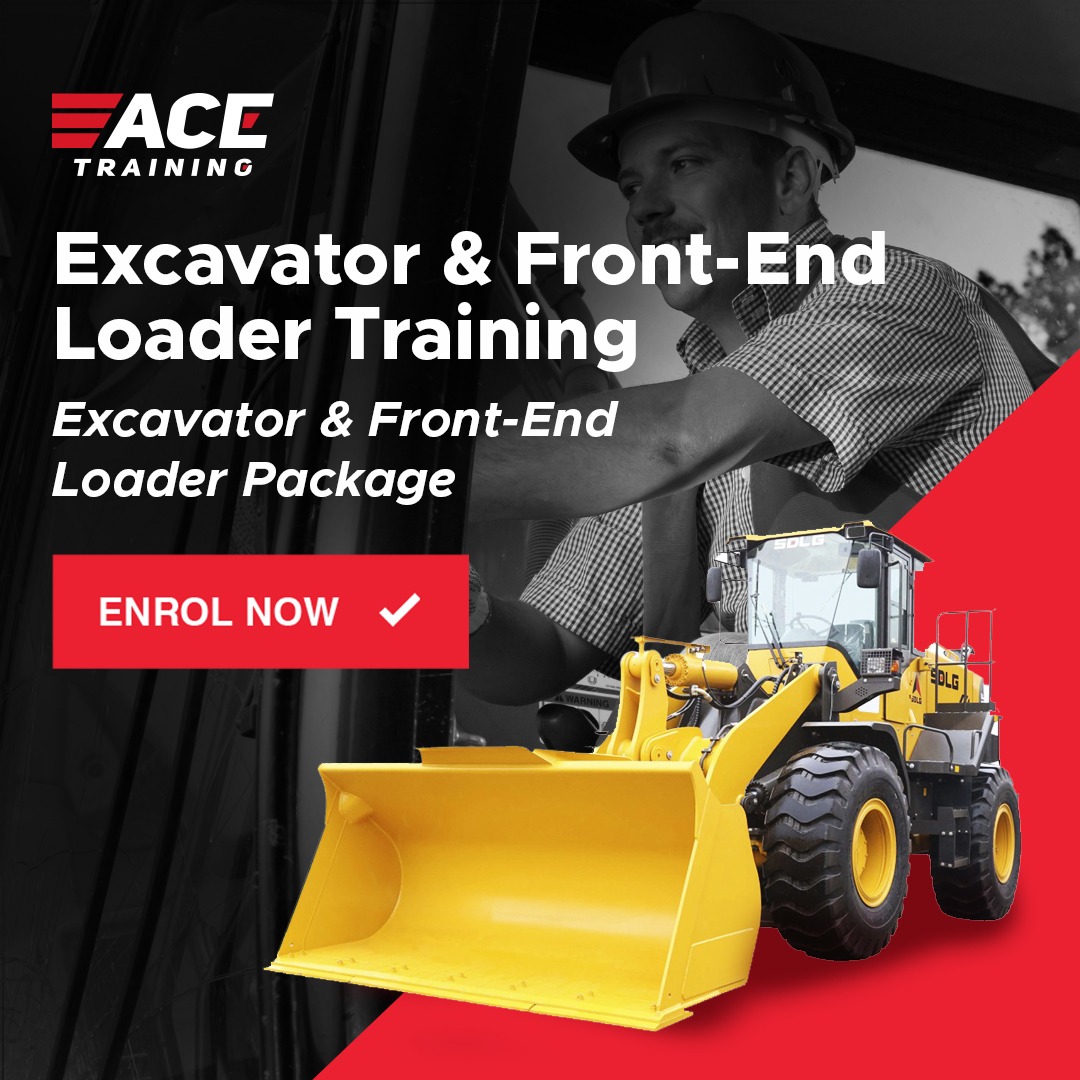 ACE Training - 21716 Facebook ad: Excavator & Front-End Loader Training