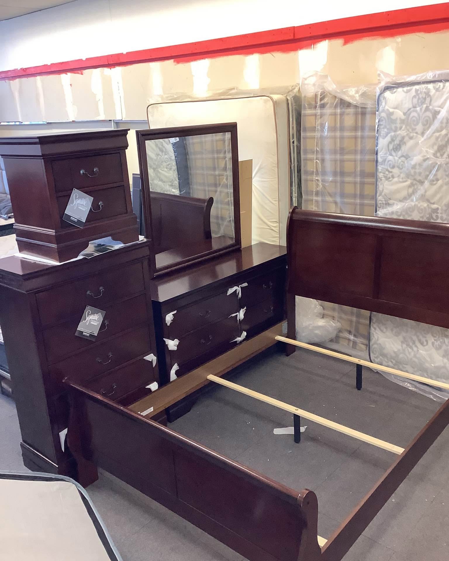 Jon Simms Facebook ad: Brand New Bedroom Sets-still in the boxes-We Can Deliver