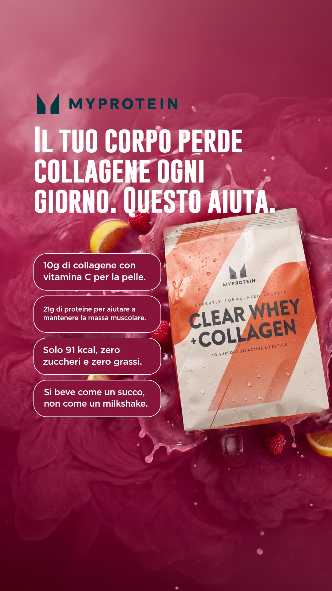 Myprotein Facebook ad