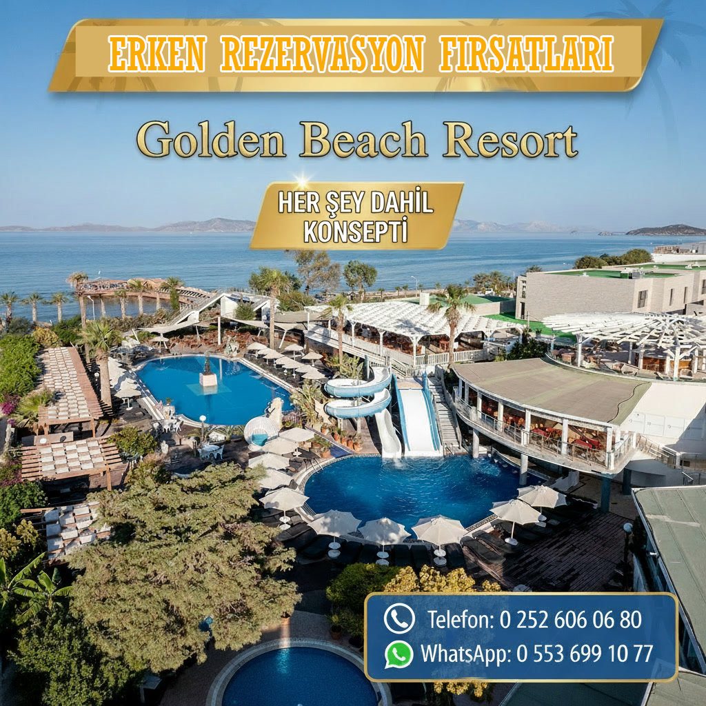 Golden beach resort Facebook ad: Fiyat Al:0252 606 06 80