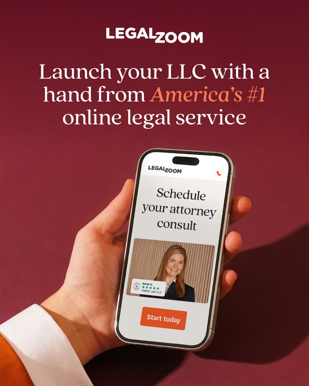 LegalZoom Facebook ad