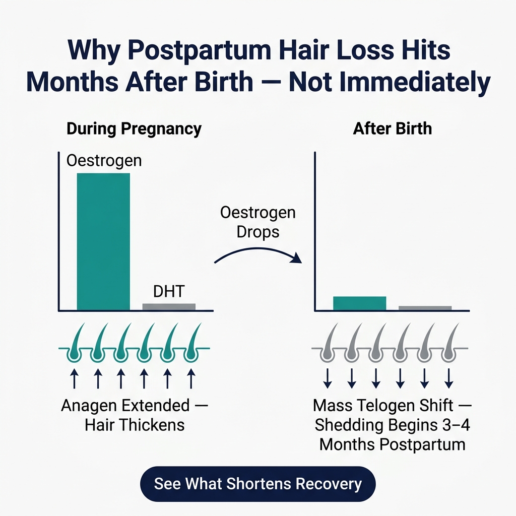 Anne Barkley Facebook ad: Don't Let Postpartum Take Your Hair