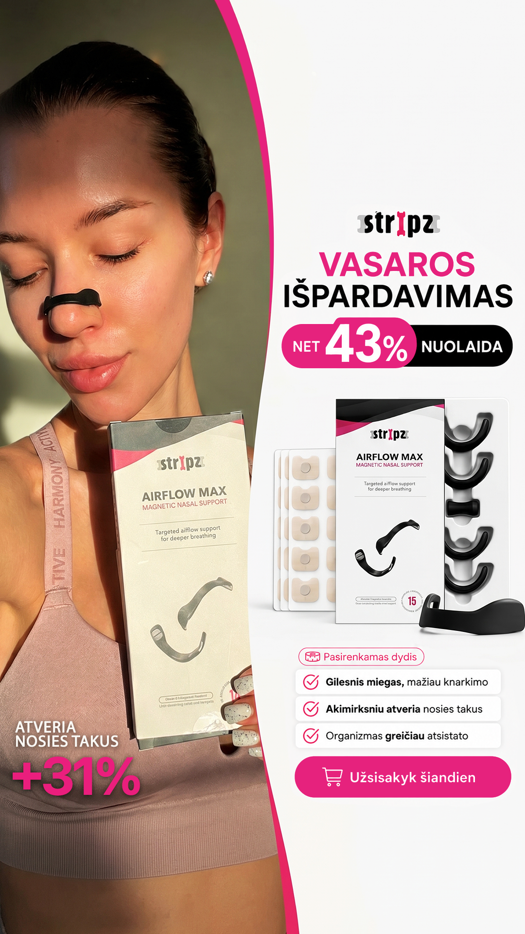 Stripz Facebook ad