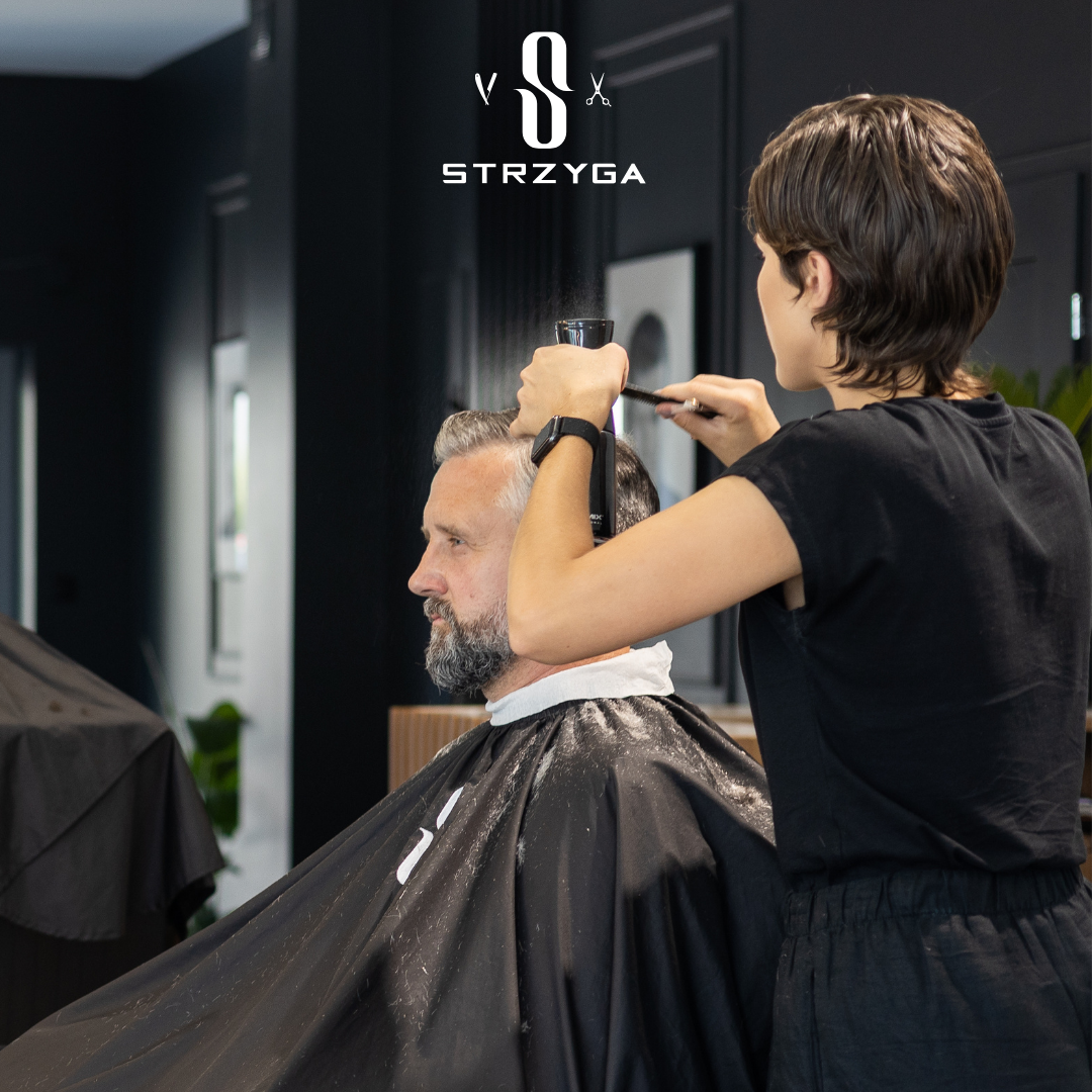 Strzyga Barber Shop Facebook ad from Mar 25, 2026