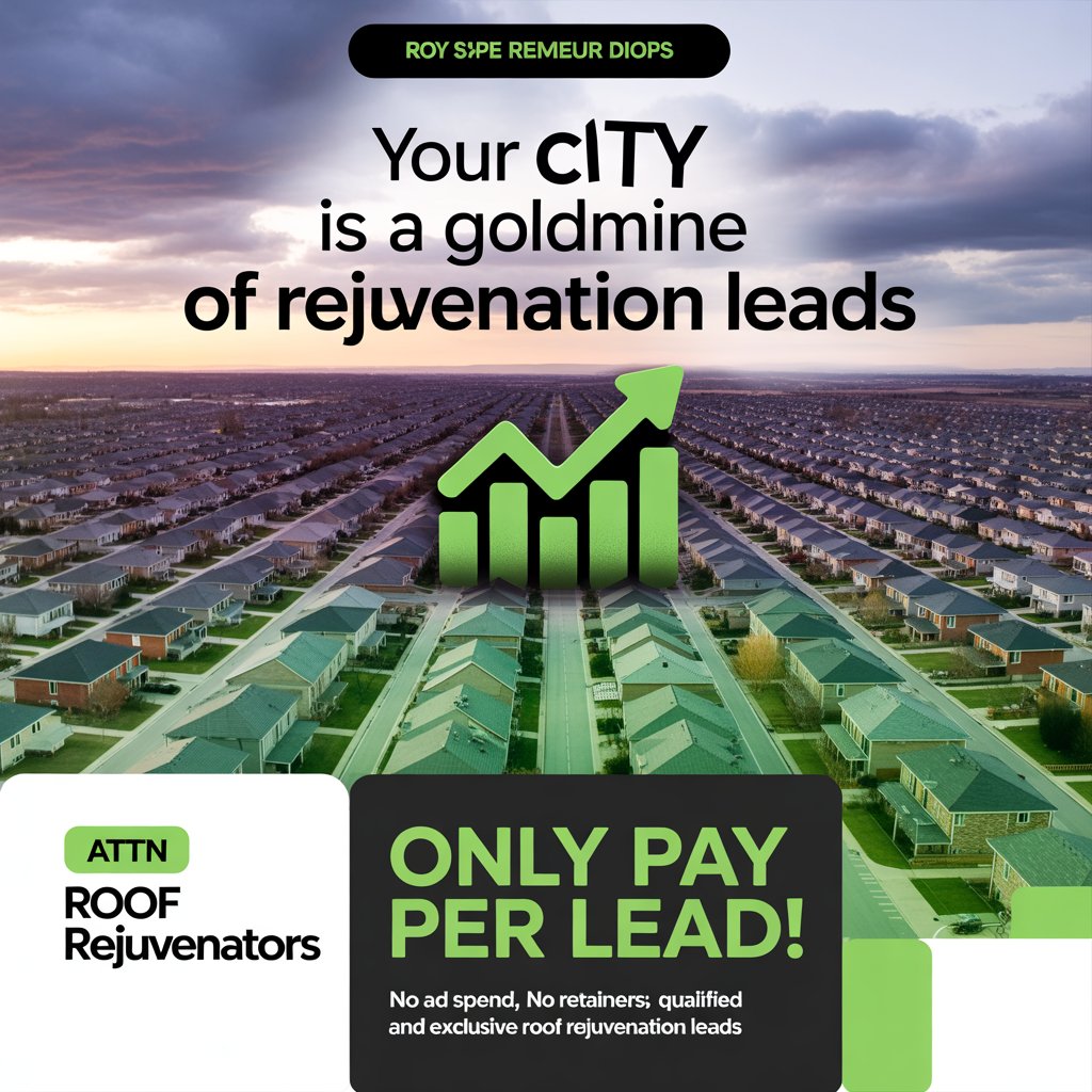 Rest Roofs Facebook ad: Rejuvenators Get 100+ Leads Guaranteed