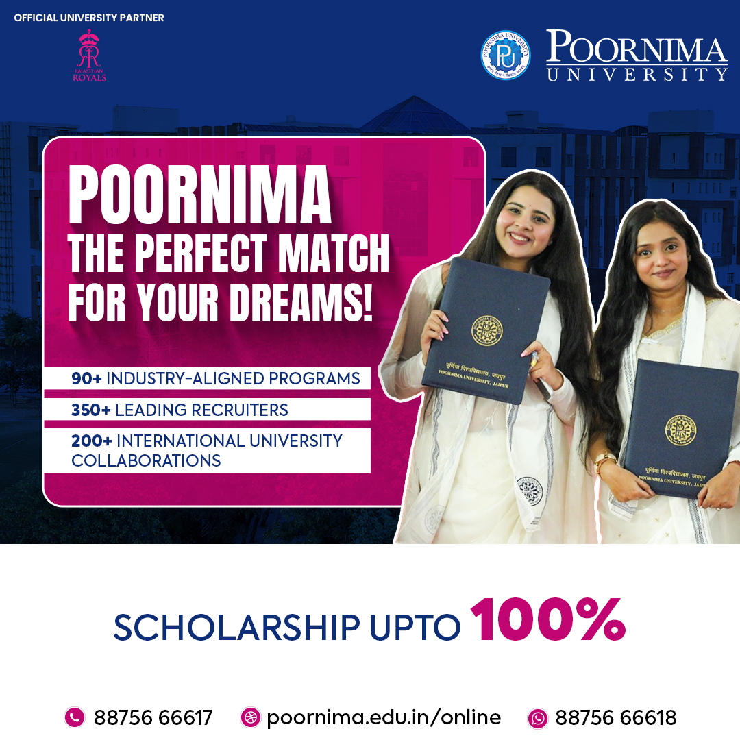Poornima University Facebook ad