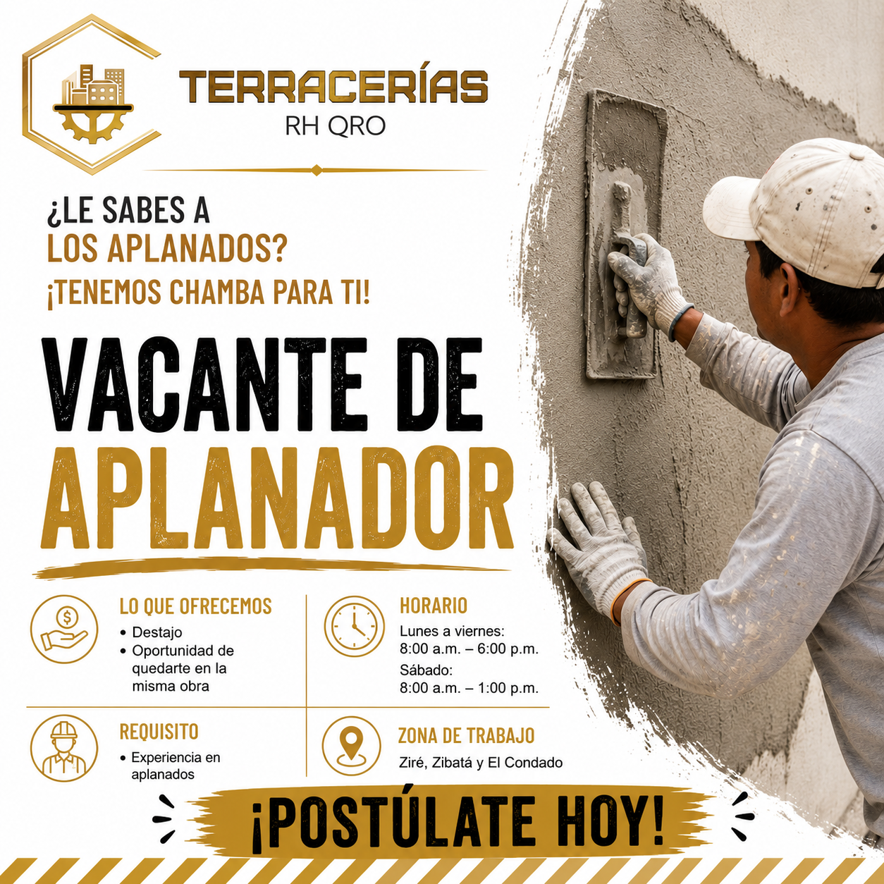Empleos Terracería RH QRO Facebook ad from Aug 17, 2026