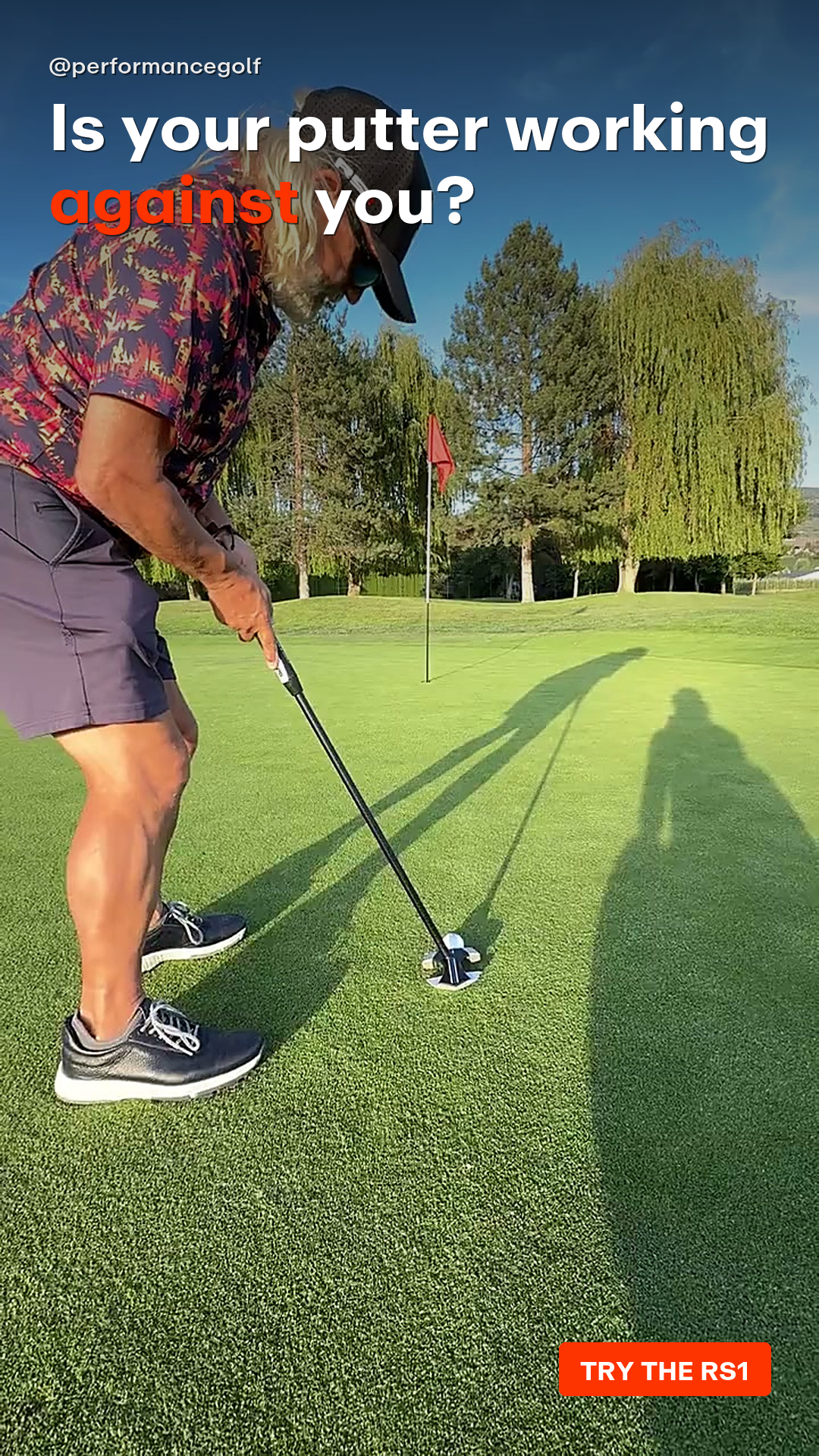 Performance Golf Facebook ad