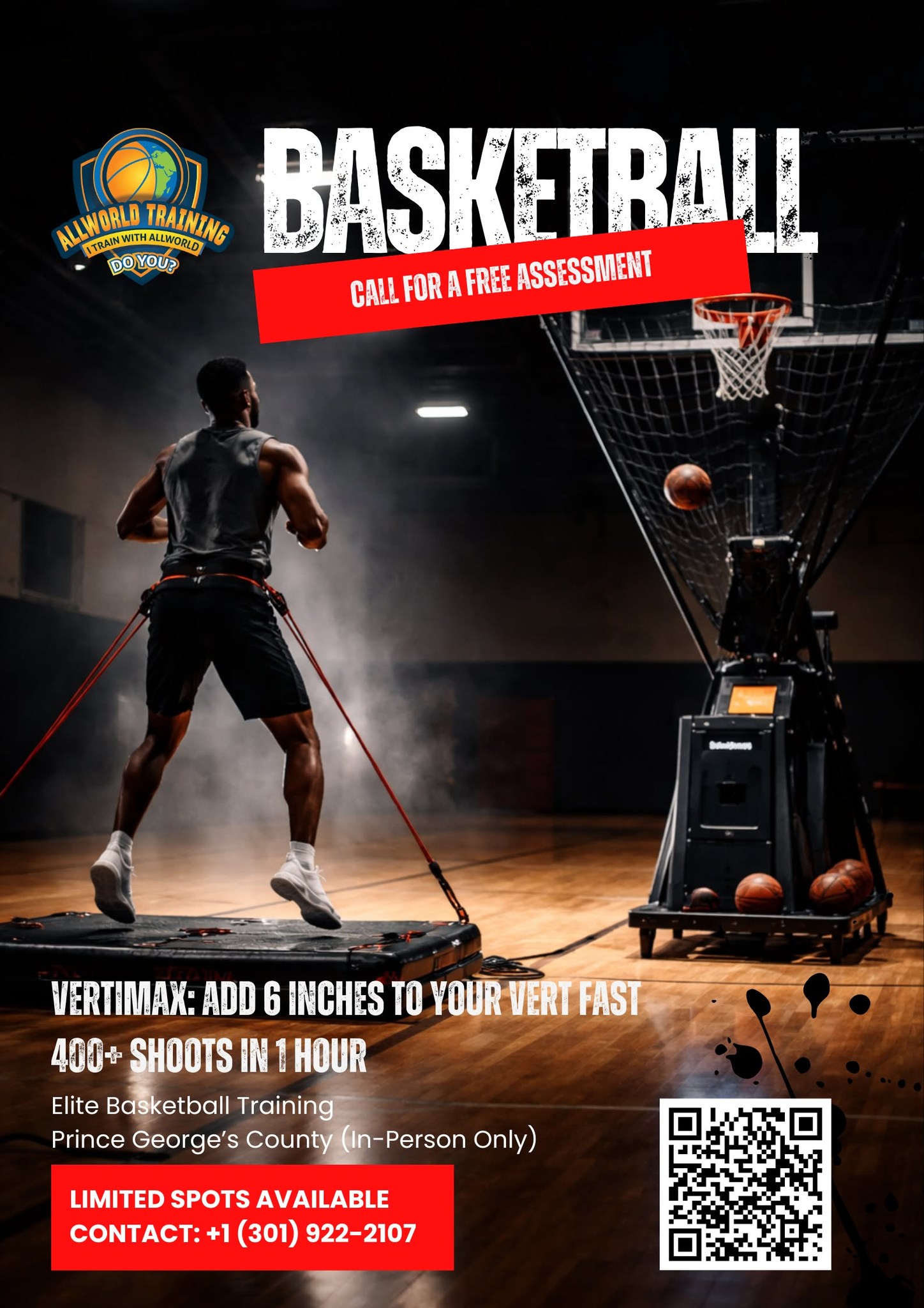 Allworldtraining Facebook ad: Limited Spots!