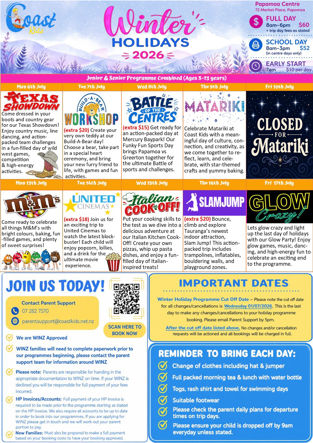 Coast Kids - Papamoa Facebook ad