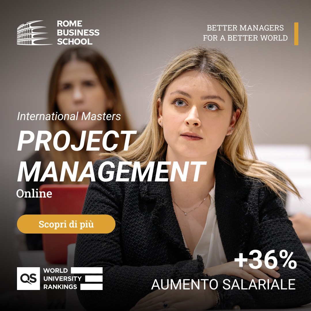 Rome Business School Facebook ad from May 15, 2026