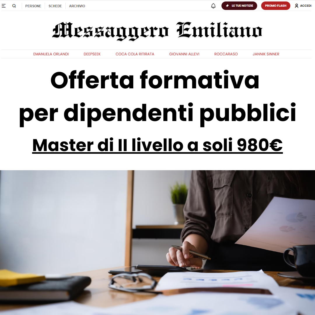 Mnemosine - Promo mo12 Facebook ad: Corsi e Master per la Pubblica Amministrazione - PROMO…