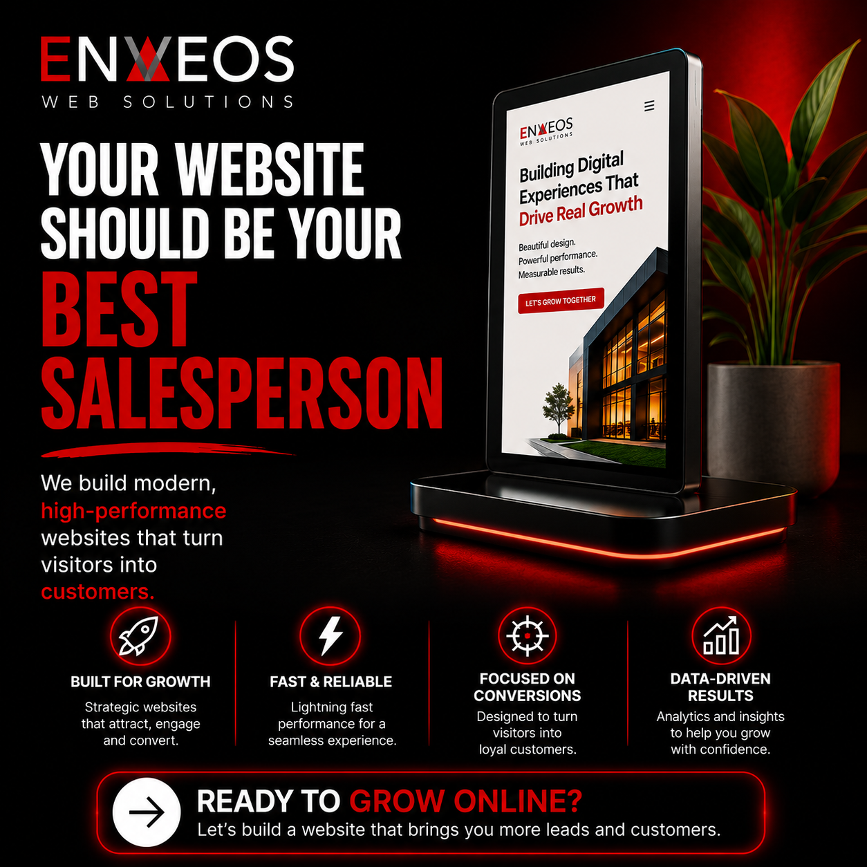 Enveos Creative Web Solutions Facebook ad