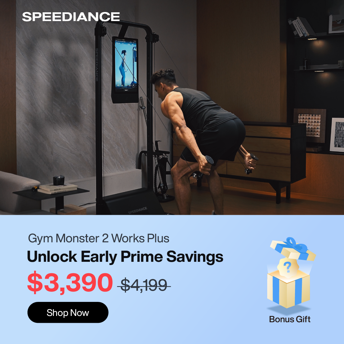 Speediance Facebook ad