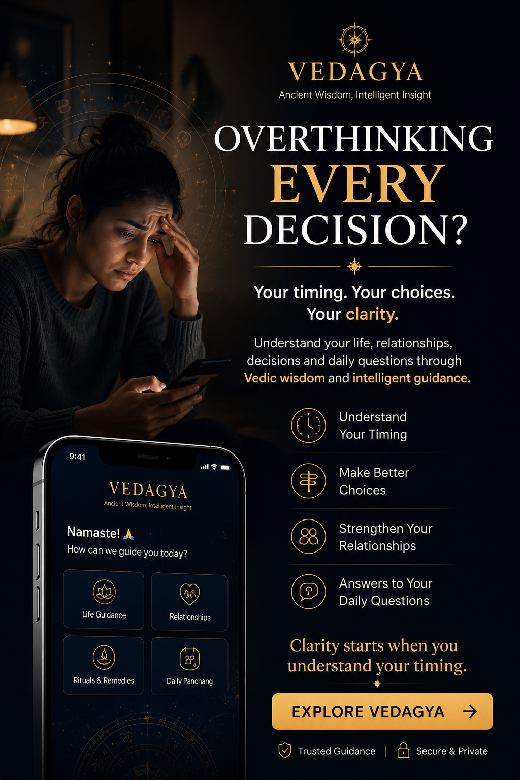 VedAgya Facebook ad
