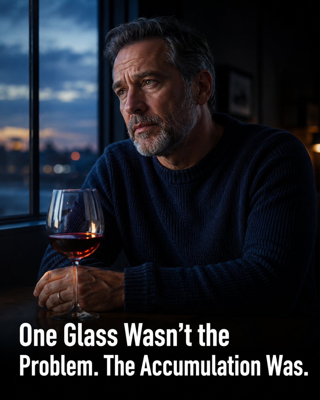 Two Glasses Later Facebook ad: What My Specialist Said at 47