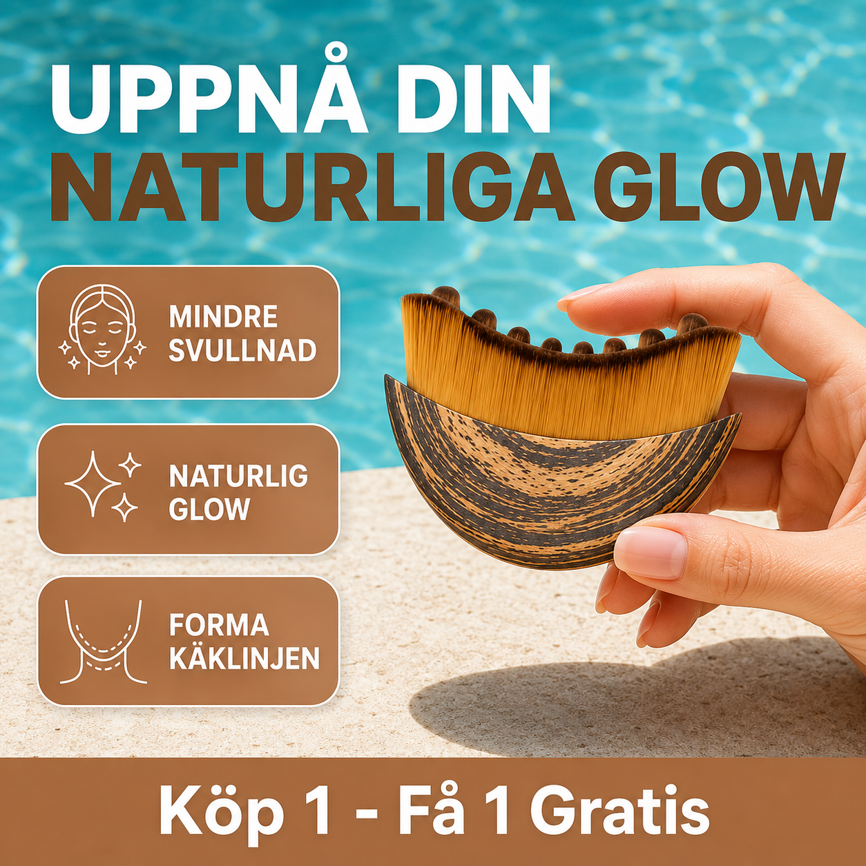 Glow Cosmetics Facebook ad: Vänliga hälsningar, Glow Cosmetics!