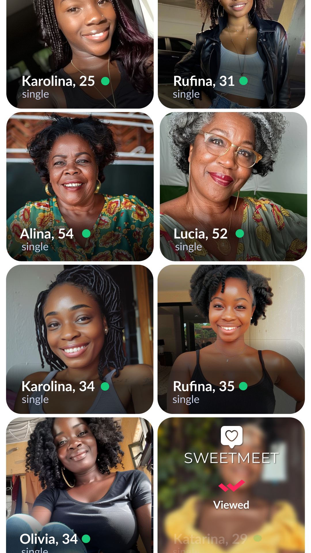 Dating app - Chat Ever Facebook ad: Singles nearby