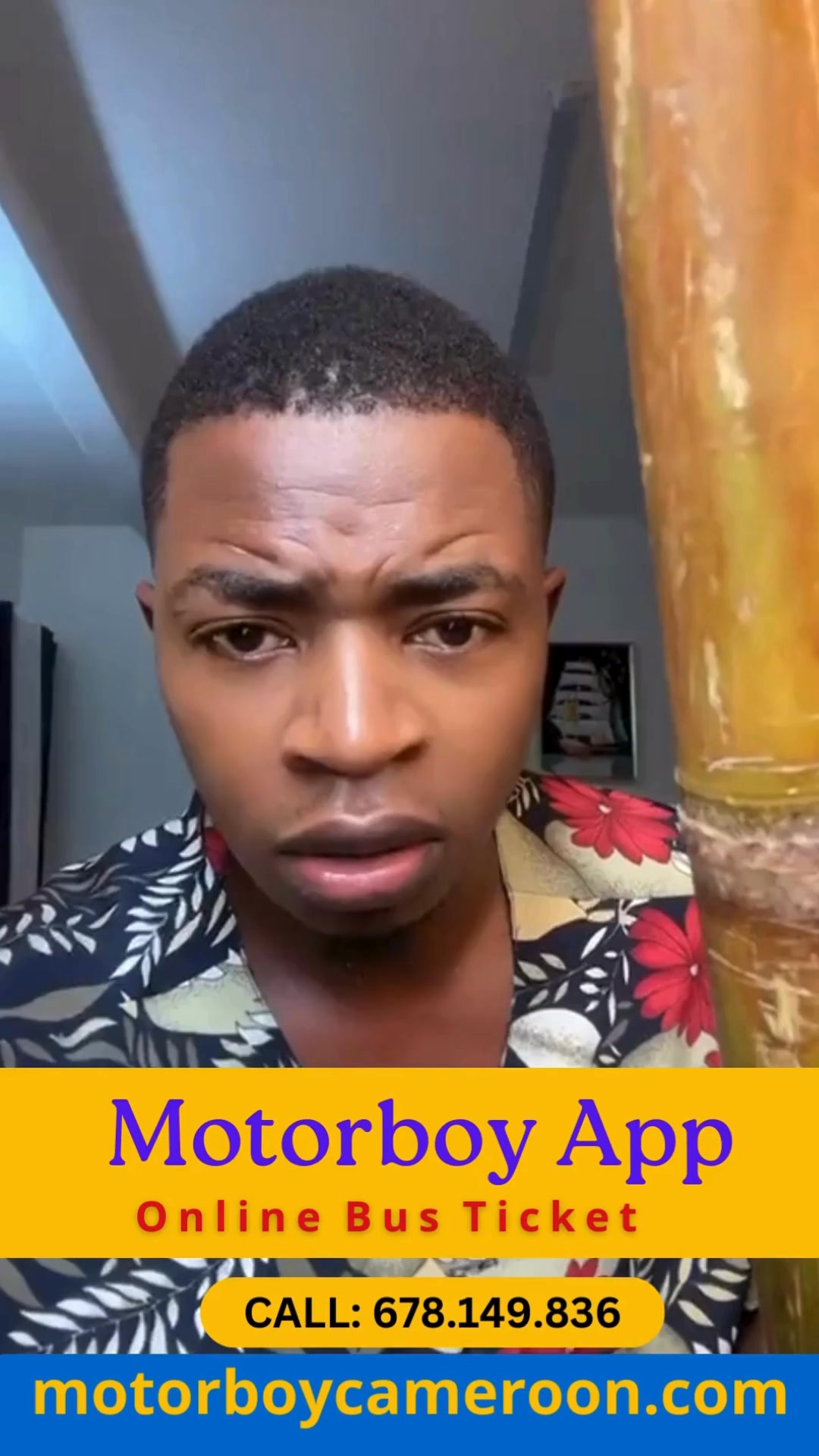 Motorboy App Facebook ad: Skip the Transport Stress