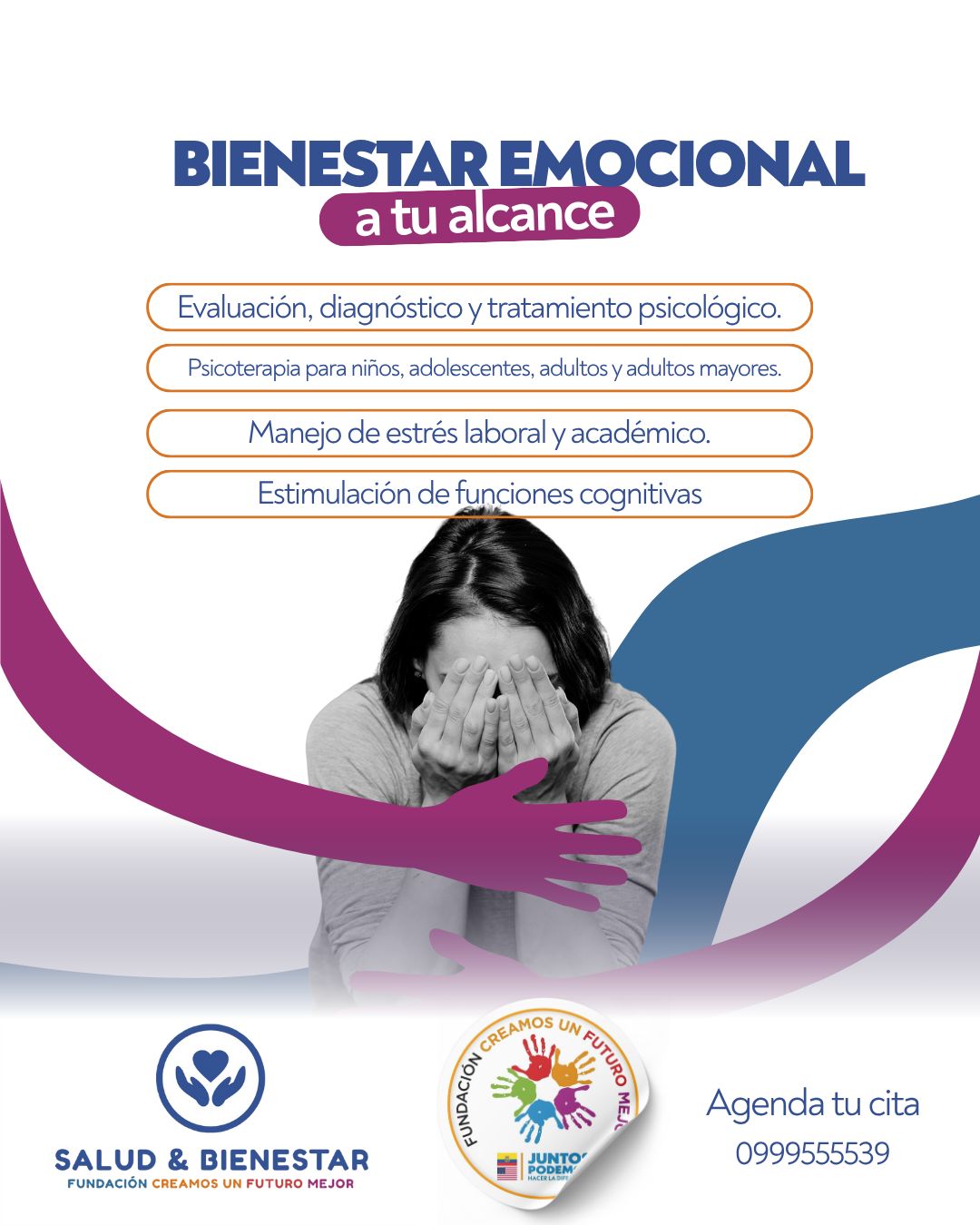 CFM Salud y Bienestar Facebook ad: Recupera tu equilibrio emocional con apoyo profesional