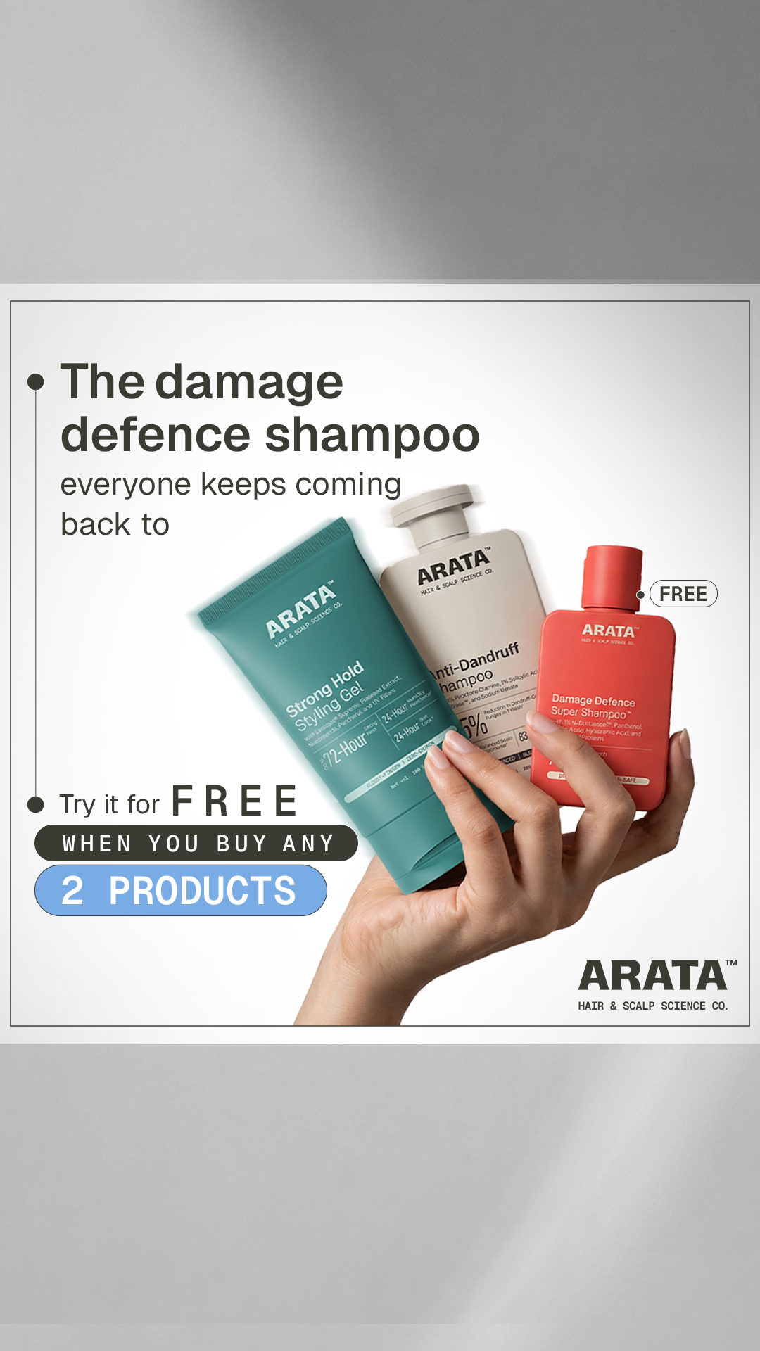 Arata Facebook ad