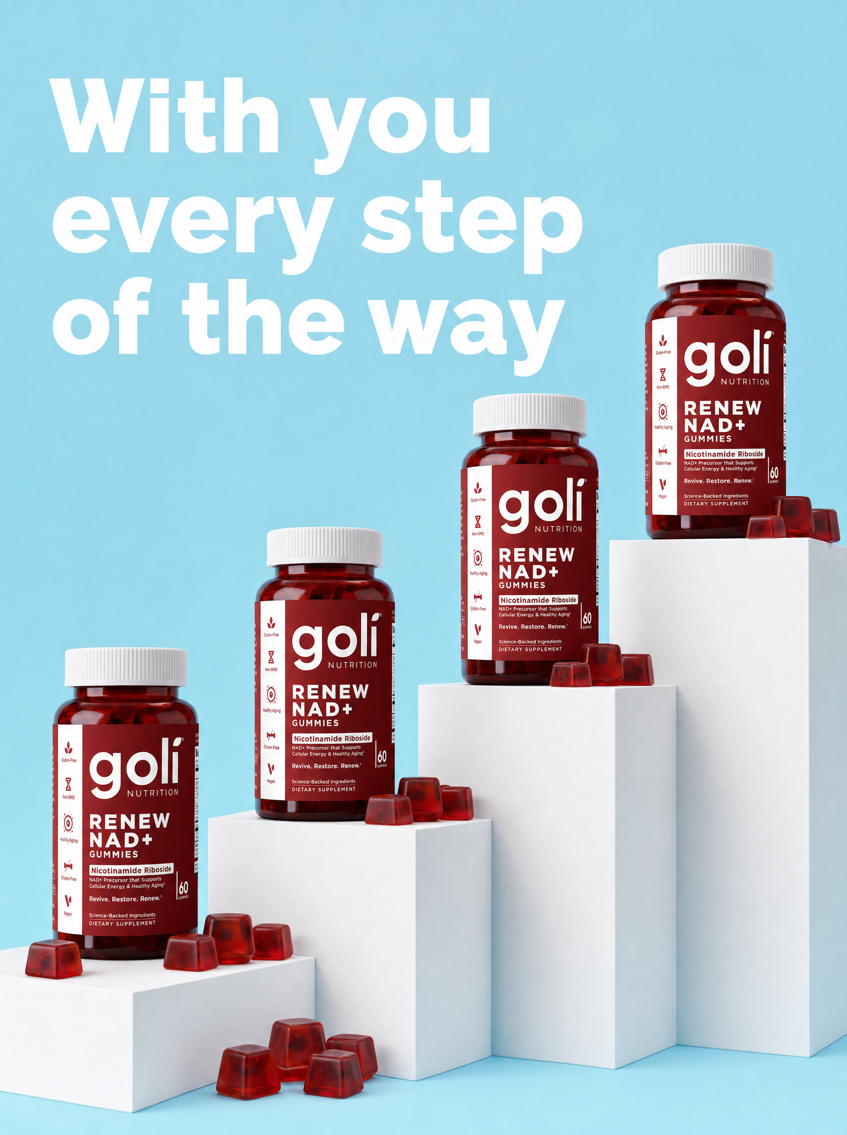 Goli Facebook ad: The NAD+ Gummy You Will Still Be Taking In October