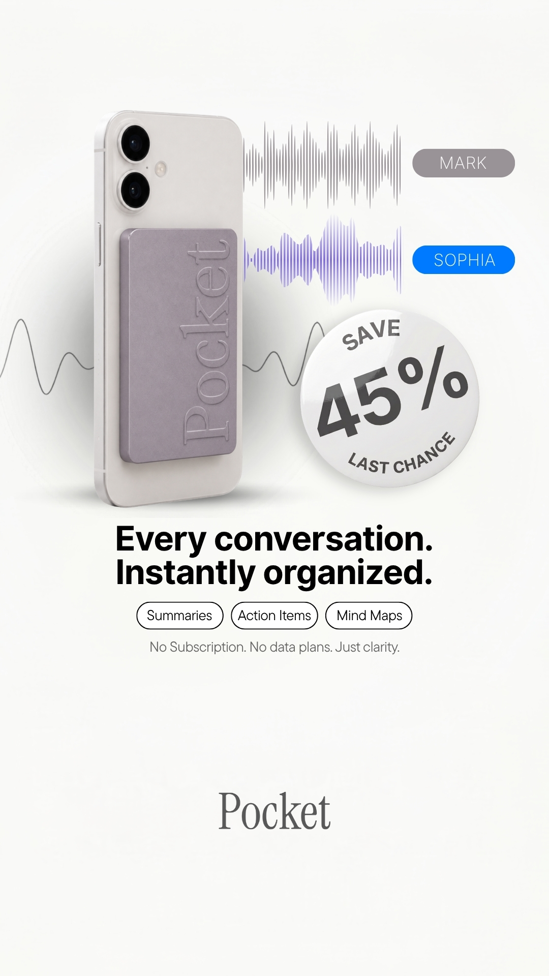 Pocket AI Facebook ad