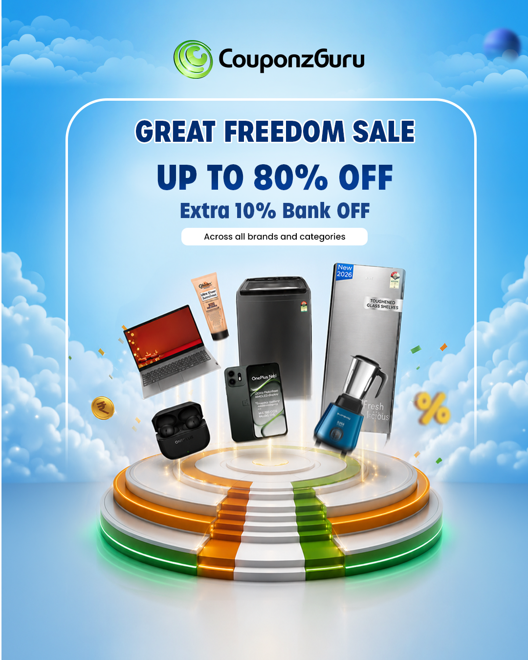 CouponzGuru IN Facebook ad
