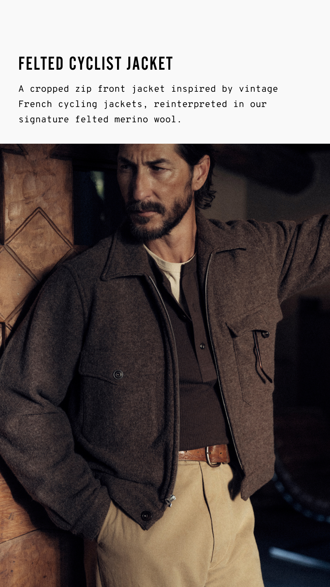 Buck Mason Facebook ad