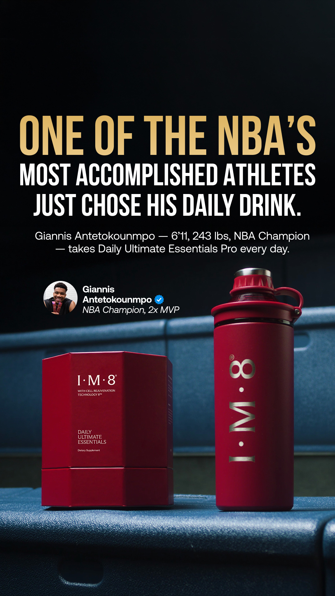 Giannis Antetokounmpo Facebook ad
