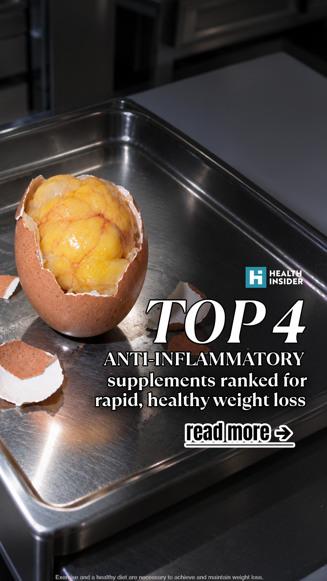 Health Insider Facebook ad: Top 4 anti-inflammatory supplements