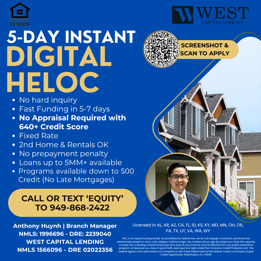Anthony Huynh - Real Estate & Mortgage Broker, Investor Facebook ad