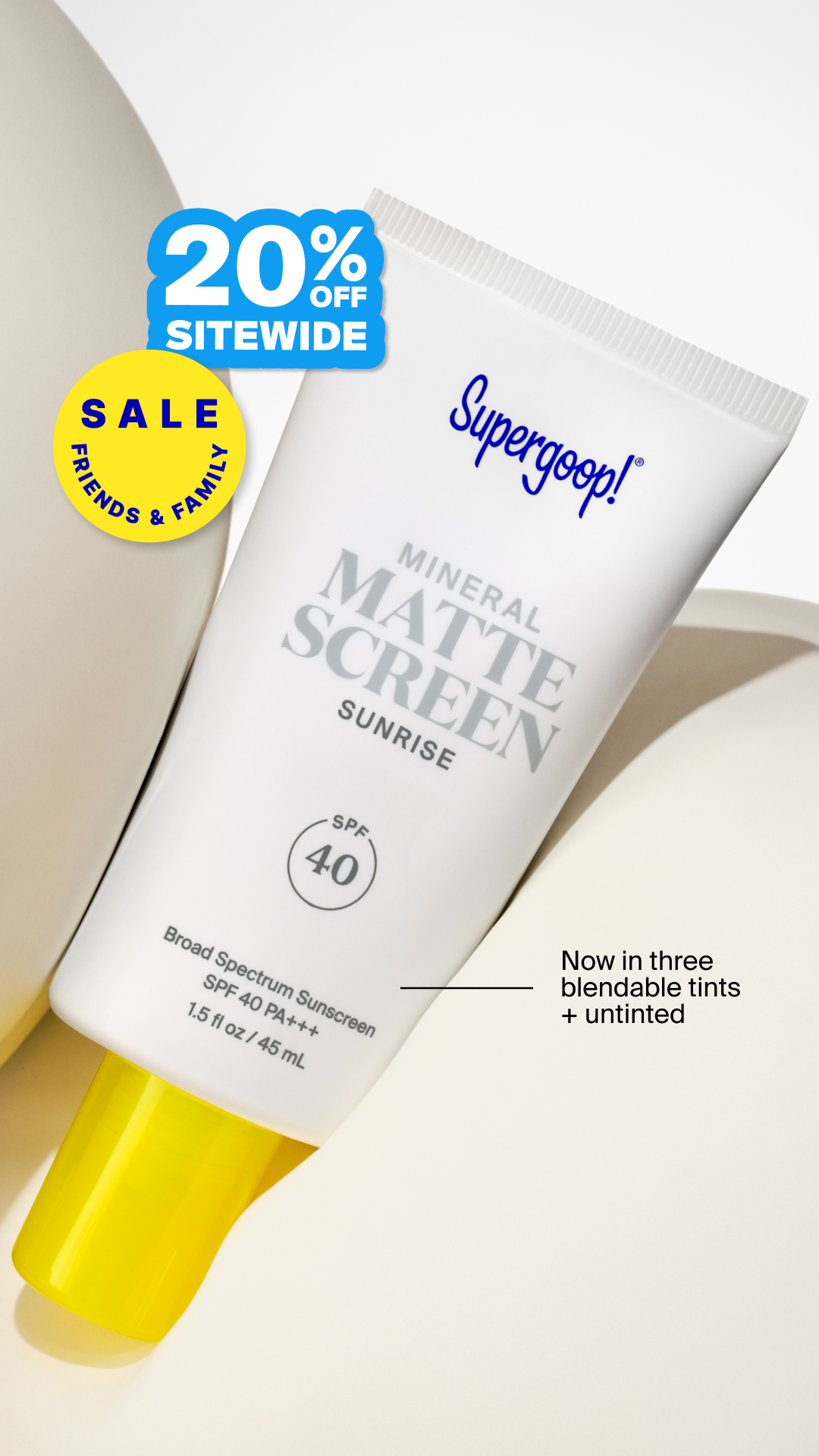 Supergoop Facebook ad