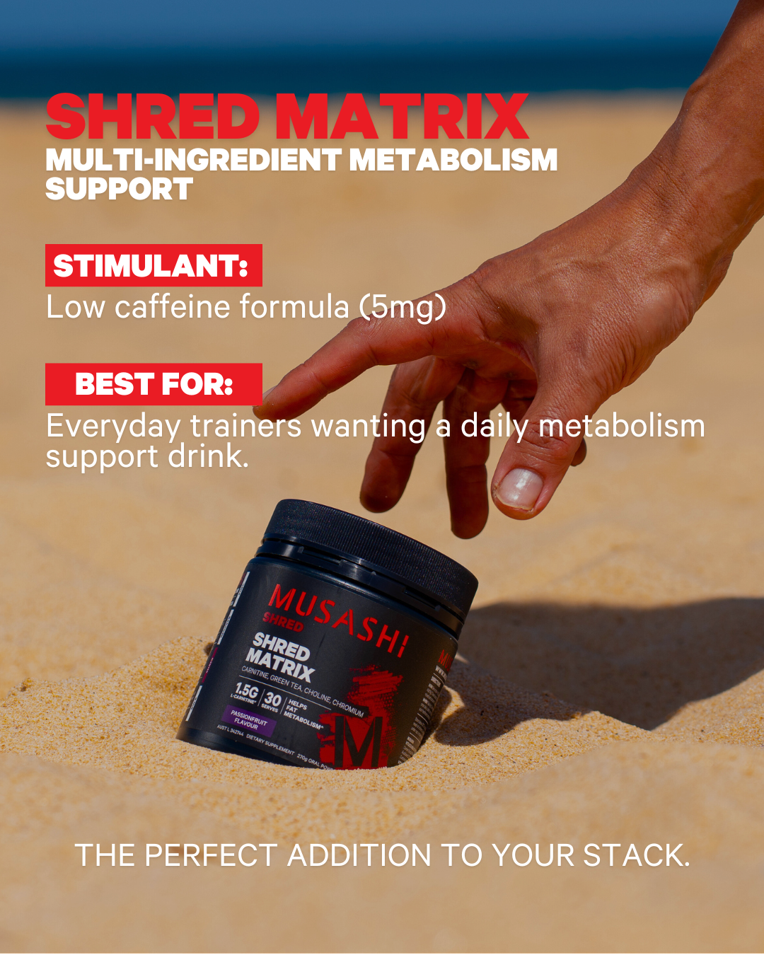 Musashi Nutrition Facebook ad