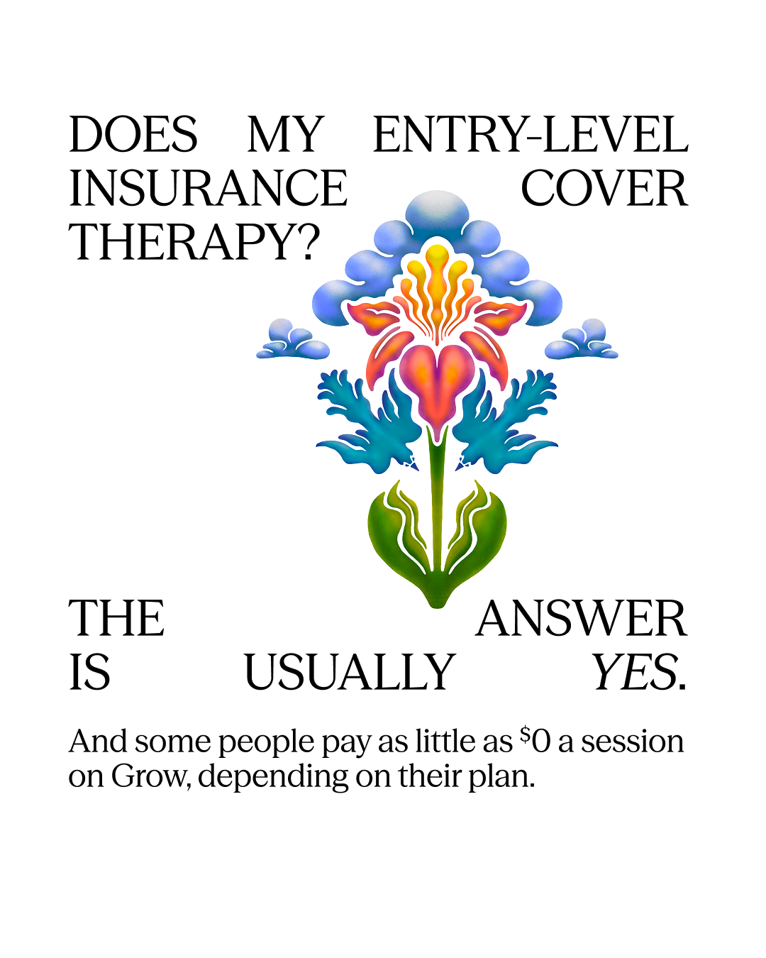 Grow Therapy Facebook ad