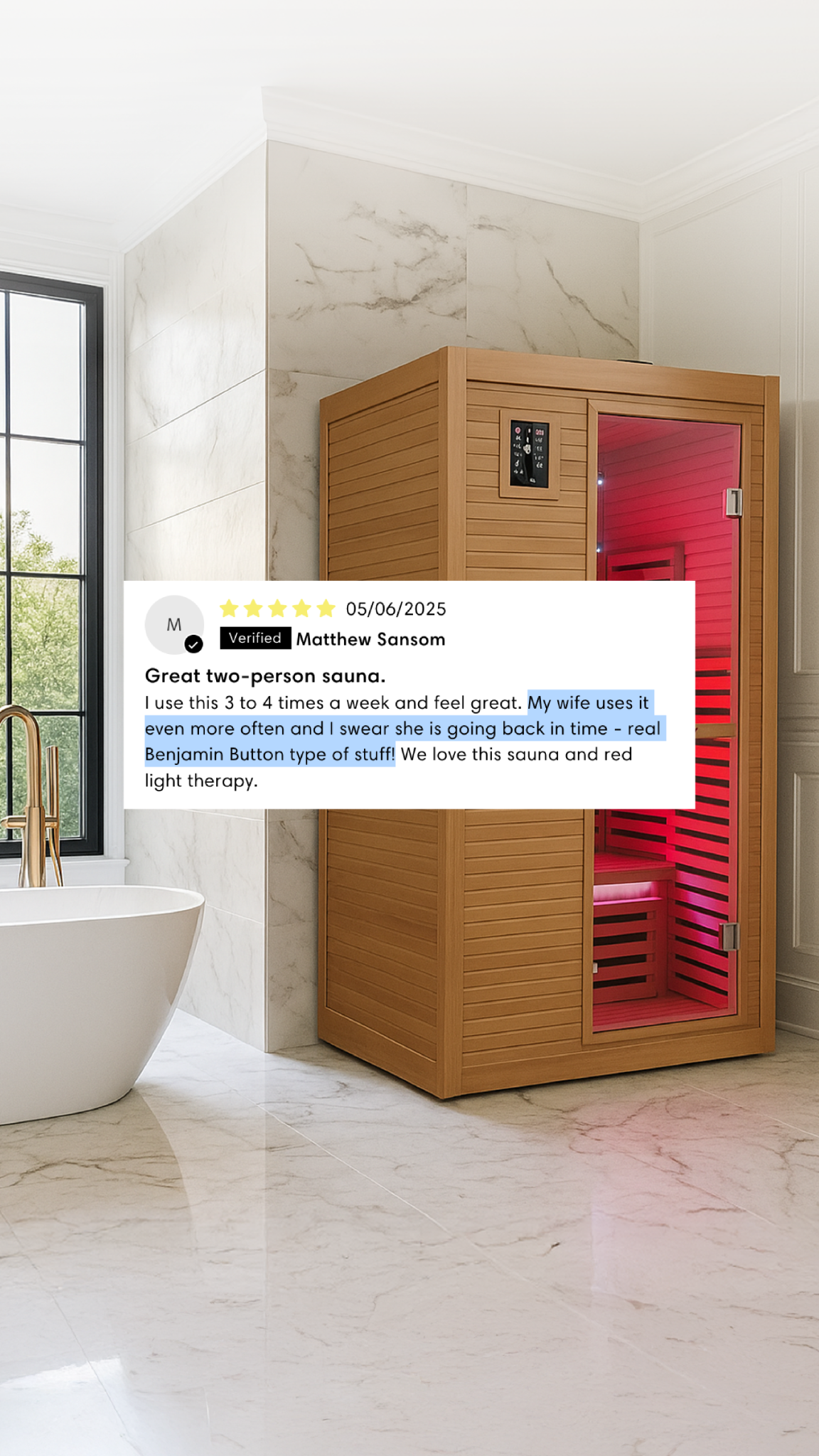 Relaxacare Facebook ad