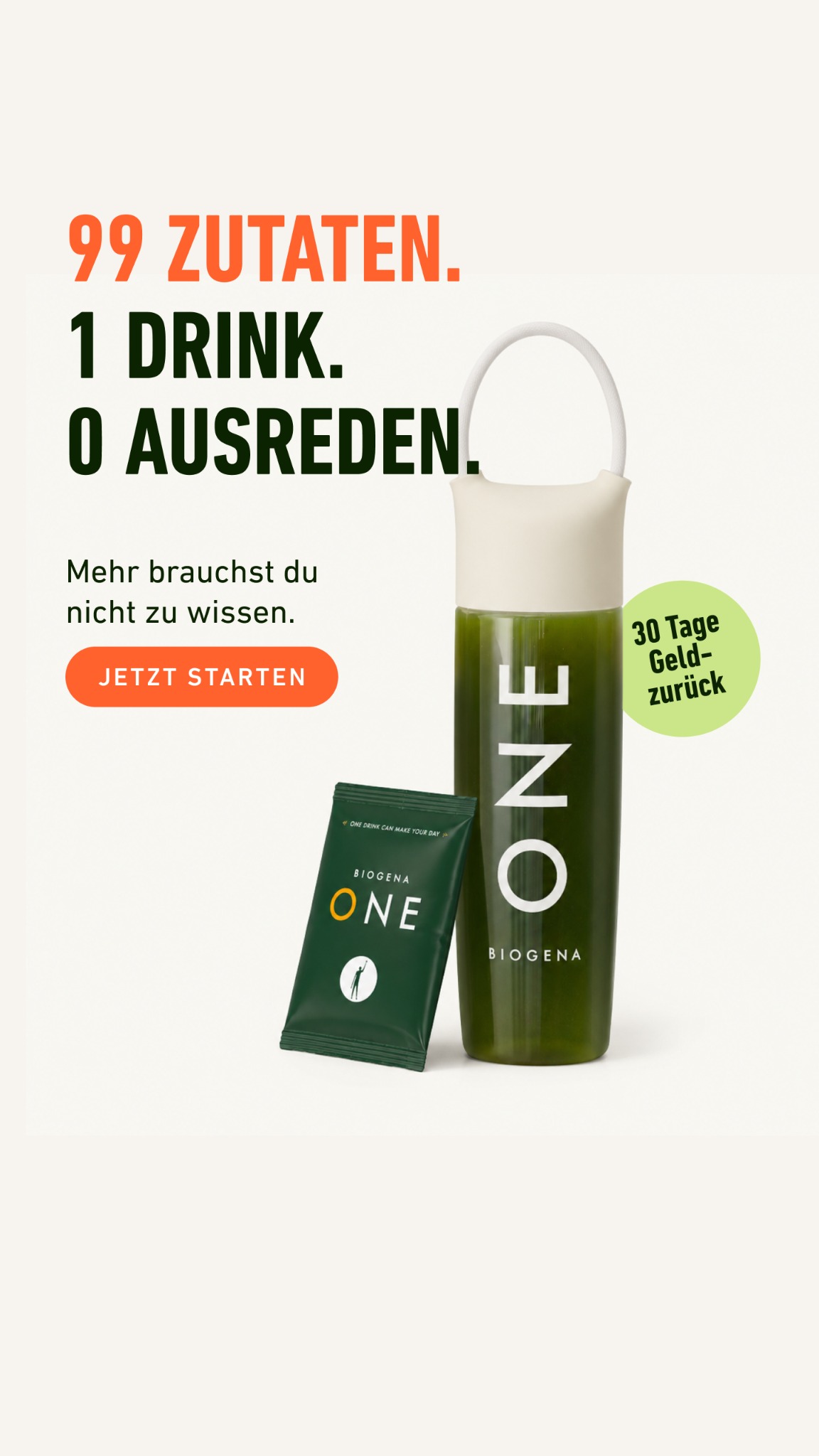 BIOGENA ONE Facebook ad