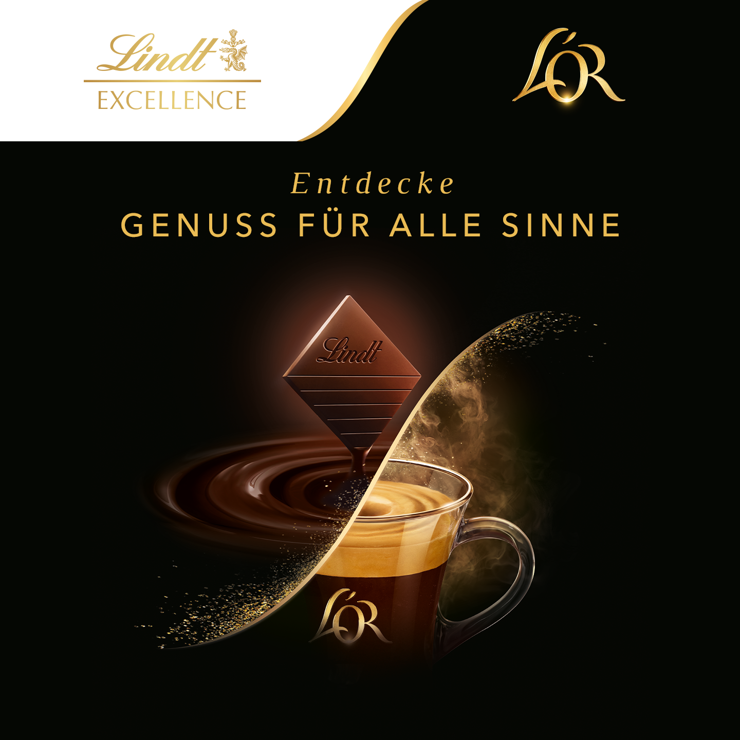 L'OR Espresso - CH Facebook ad: Geniessen Sie eine sensationelle Kombination L'Or Espresso…