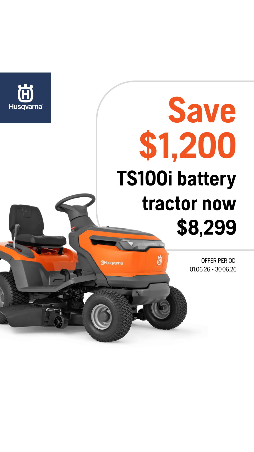 Husqvarna Facebook ad